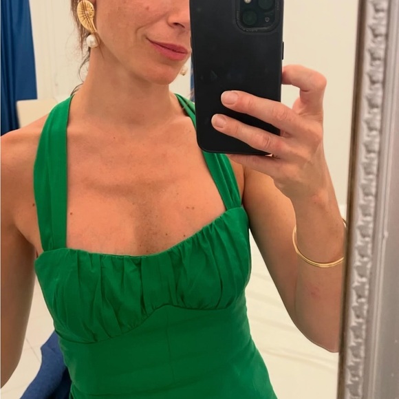 ZARA LINEN BLEND DRESS NWT - Picture 11 of 12